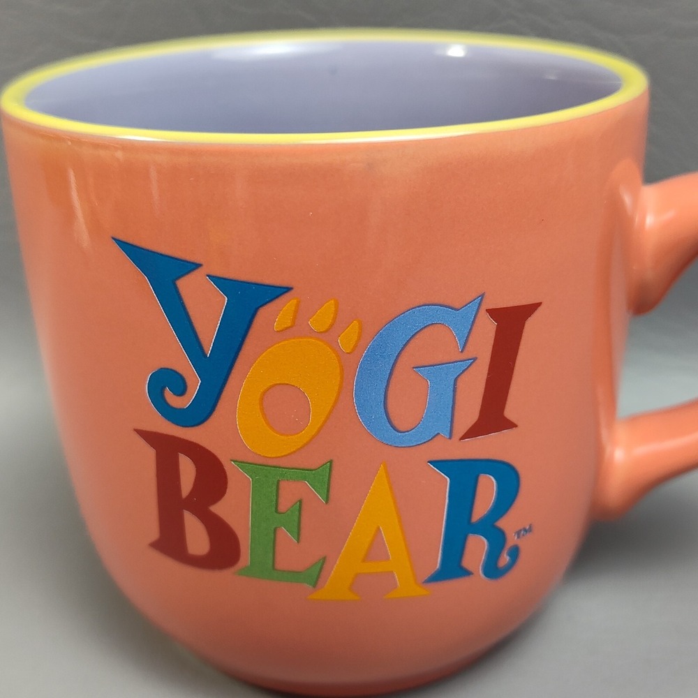 Vintage Yogi Bear Jellystone Park Coffee Mug Hanna Barbera Collectible Rare 80s - Picture 2 of 10